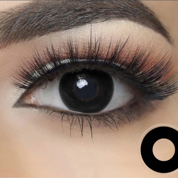 cosplay halloween color eye  red ring, white ring, black ring - Picture 3 of 3